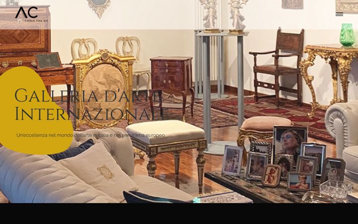 Screenshot of chialefineart.com