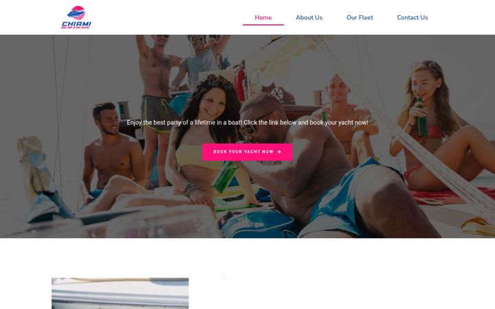 Screenshot of chiamiboatandjetskirental.com