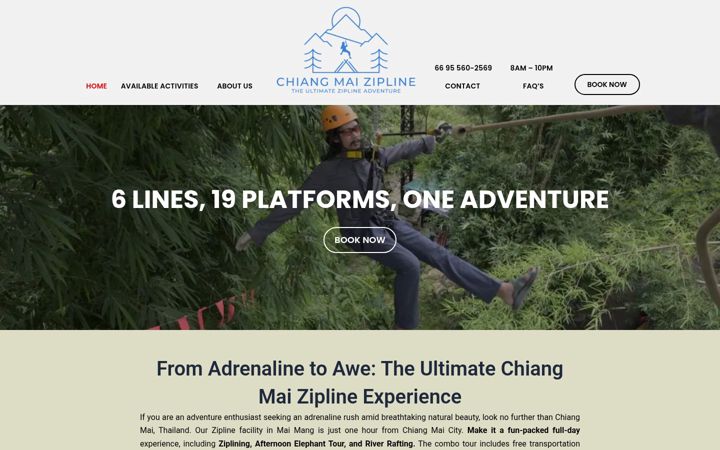 Screenshot of chiangmaizipline.com
