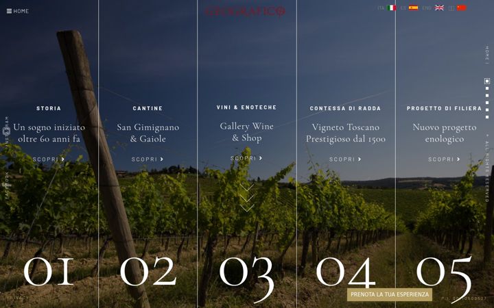 Screenshot van chiantigeografico.it