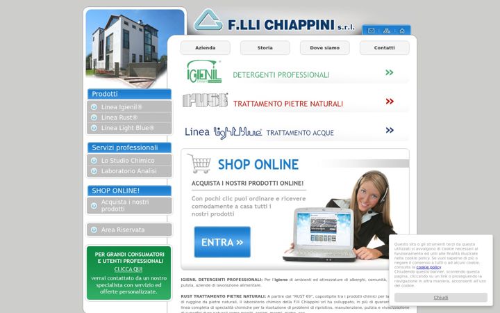 Screenshot of chiappini.it