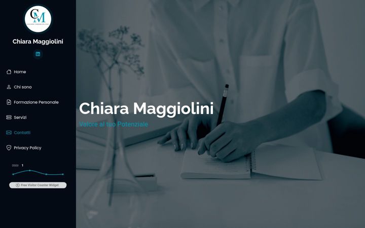 Screenshot of chiara-maggiolini.it