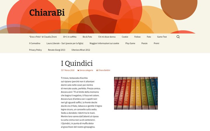 Screenshot of chiarabi.it