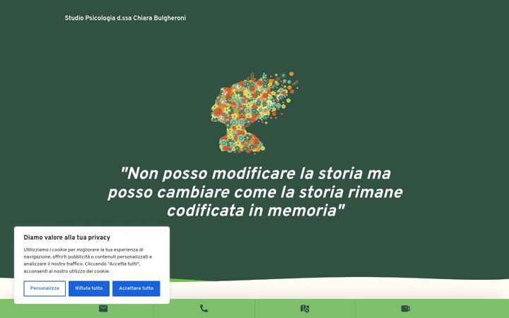 Screenshot of chiarabulgheroni.com