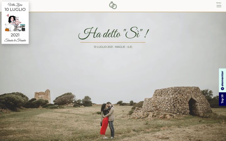 Screenshot of chiaraedanielesposi.it
