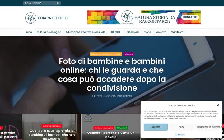 Screenshot of chiaraeditrice.com
