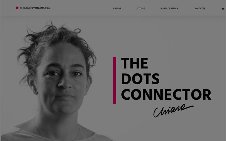 Screenshot of chiaragiovenzana.com