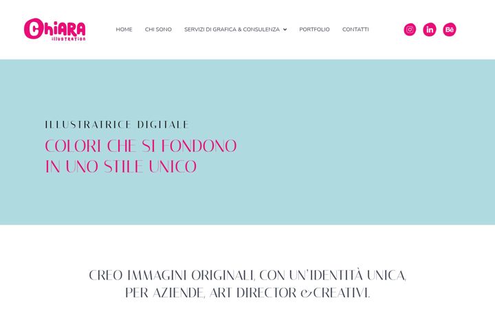 Captură de ecran a chiaramarinelli.com