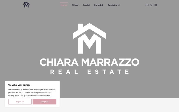 Screenshot of chiaramarrazzorealestate.it