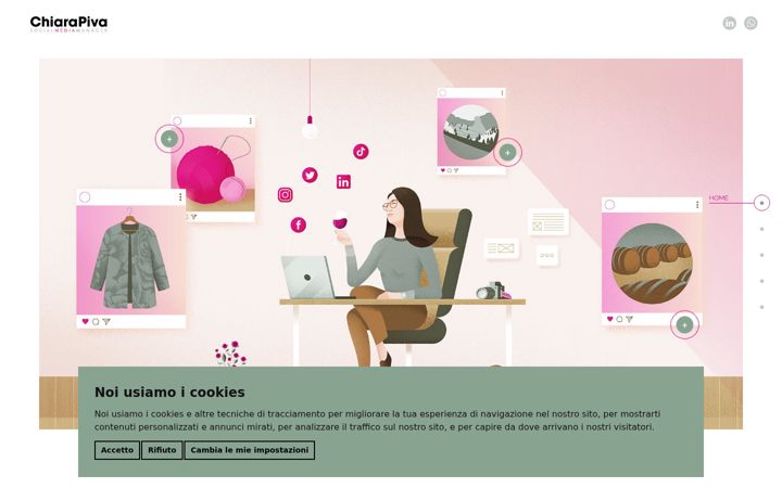 Screenshot of chiarapiva.com