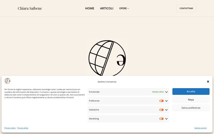 Screenshot of chiarasaibene.com