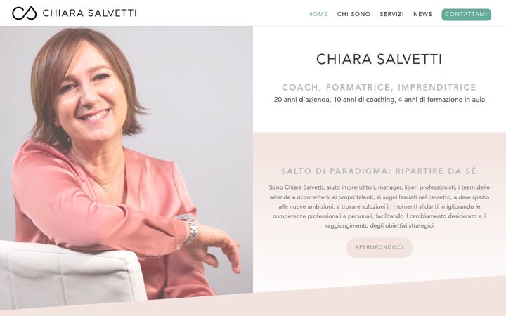 Screenshot of chiarasalvetti.com
