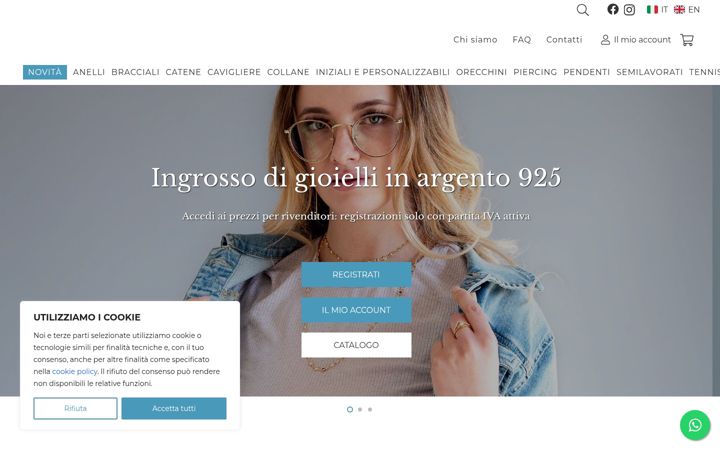 Screenshot of chiaruzzishop.com