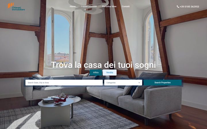 Screenshot of chiavari-immobiliare.it