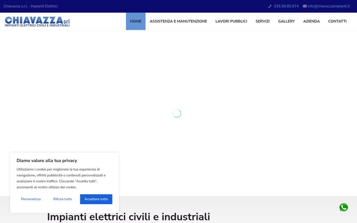Screenshot ta' chiavazzaimpianti.it