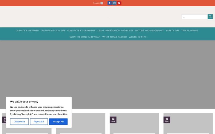 Screenshot of chibatraveller.com