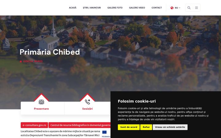 Posnetek zaslona chibed.ro