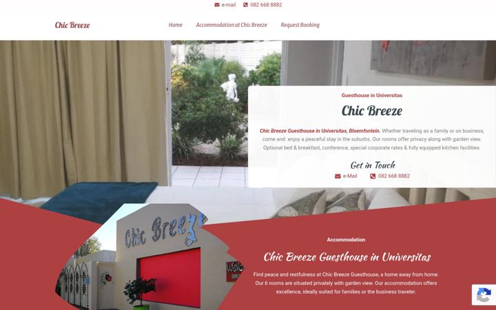 Screenshot van chic-breeze.co.za