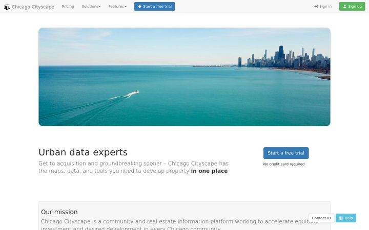 Screenshot of chicagocityscape.com