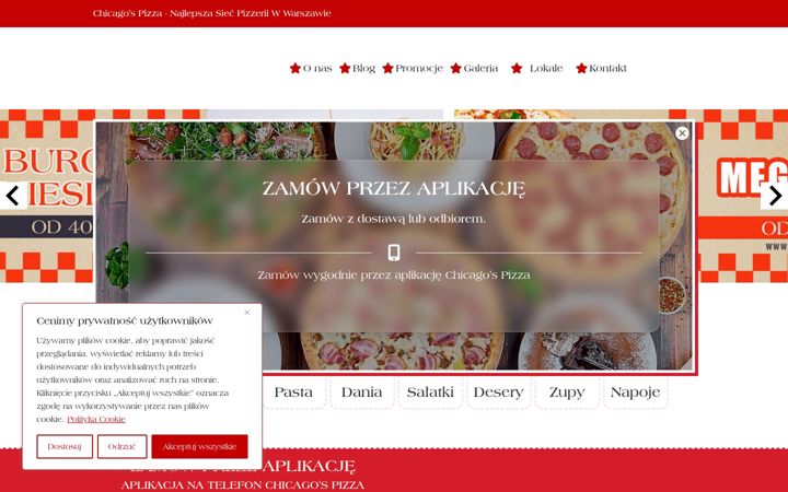 Skjermbilde av chicagospizza.pl