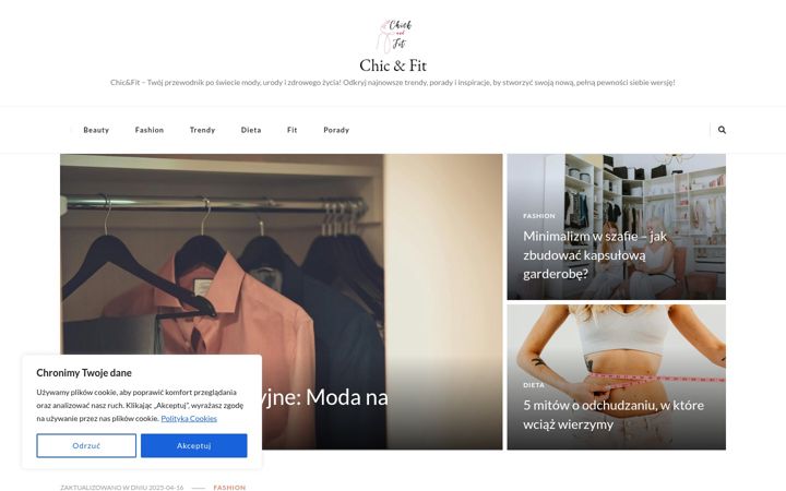 Skjermbilde av chicandfit.pl