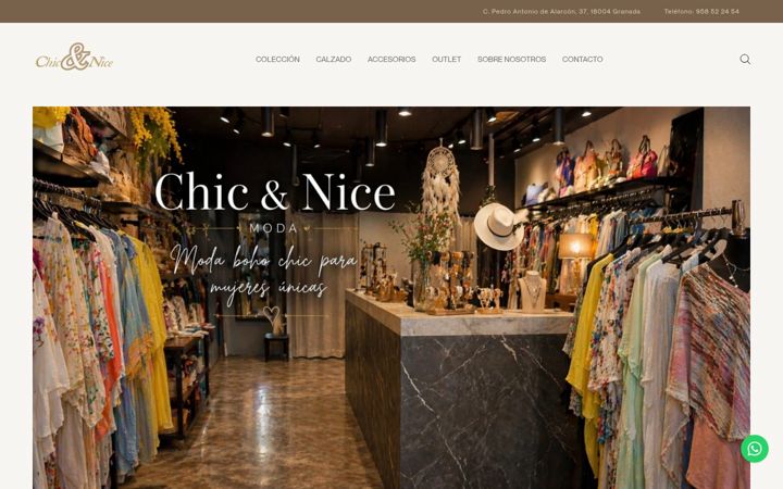 Screenshot di chicandnice.es