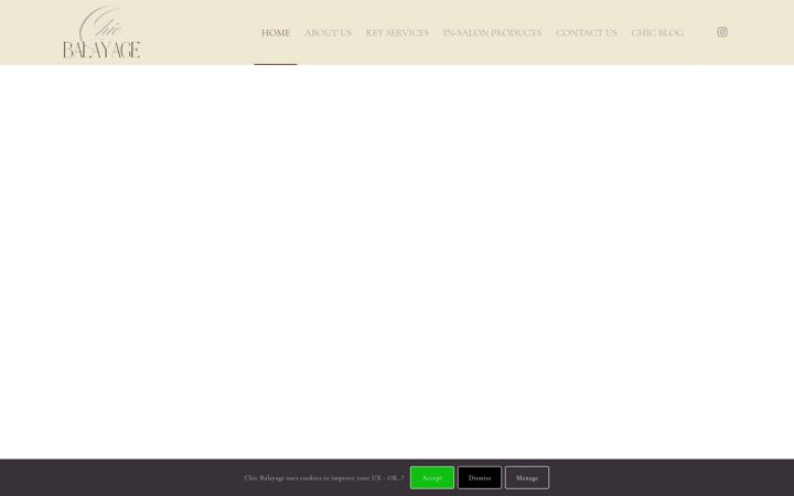 Screenshot του chicbalayage.co.uk