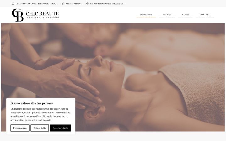Screenshot of chicbeaute.it
