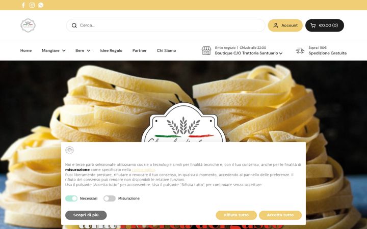 Screenshot of chiccheitaliane.it