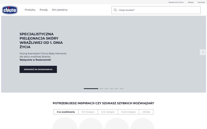 Skjermbilde av chicco.pl