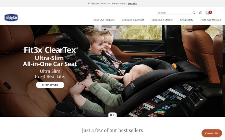 Screenshot of chiccousa.com