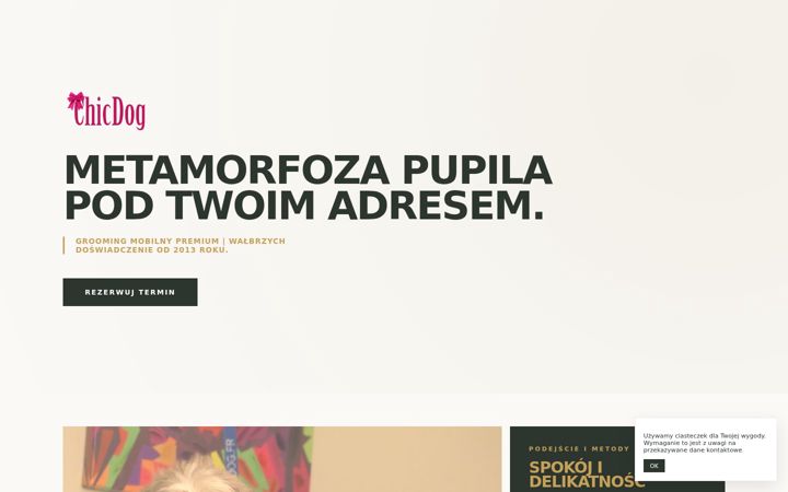 Skjermbilde av chicdog.pl