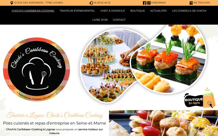 Zrzut ekranu chichis-caribbean-cooking.fr