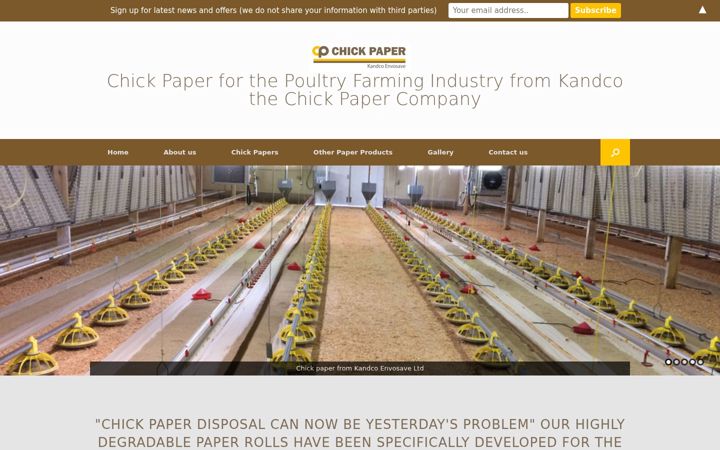 Screenshot του chick-paper.co.uk