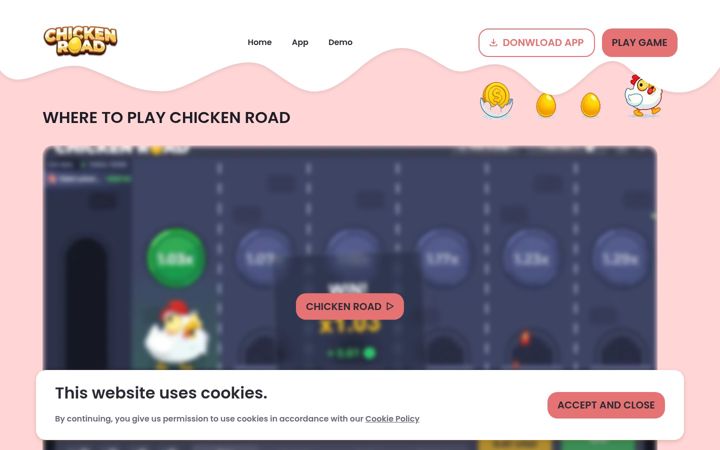 Екранна снимка на chicken-road.co.nz