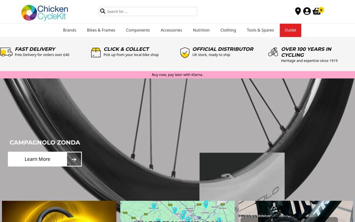Screenshot του chickencyclekit.co.uk
