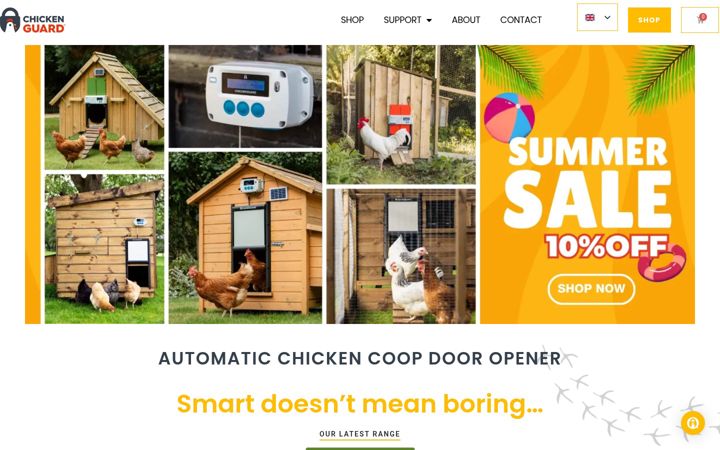Snímek obrazovky chickenguard.eu