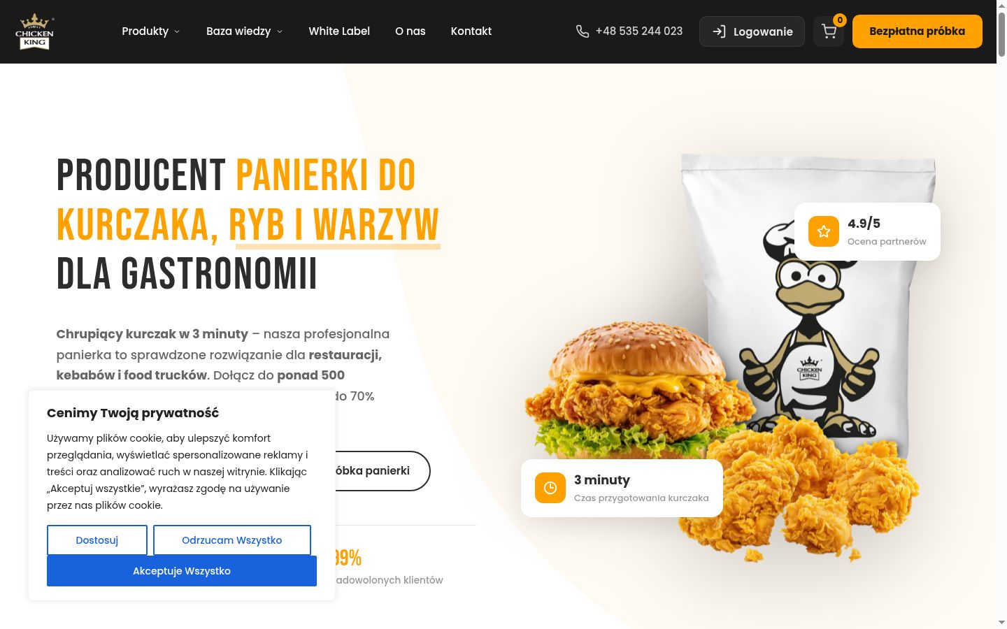 Snímek obrazovky baneru souhlasu zobrazeného před jakoukoli interakcí