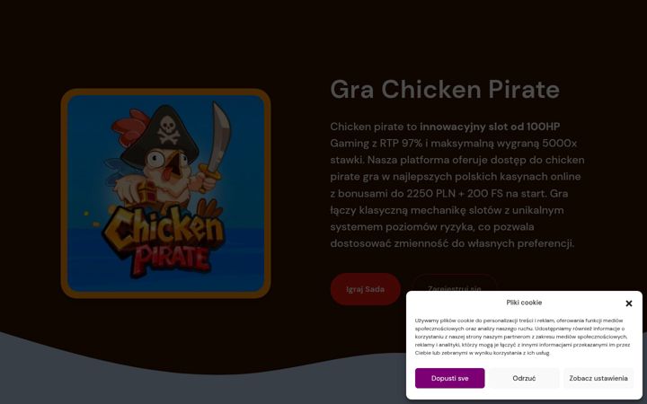 Skjermbilde av chickenpirate.com.pl
