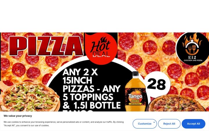 Screenshot του chickenpizza.co.uk