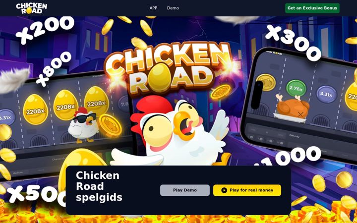 Screenshot of chickenroad-belgium.com
