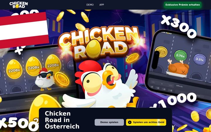 Screenshot of chickenroad.at