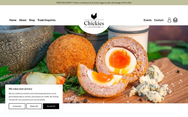 Screenshot του chickies.co.uk