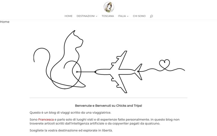 Screenshot di chicksandtrips.net