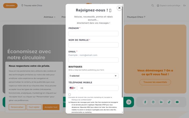 Screenshot του chico.ca