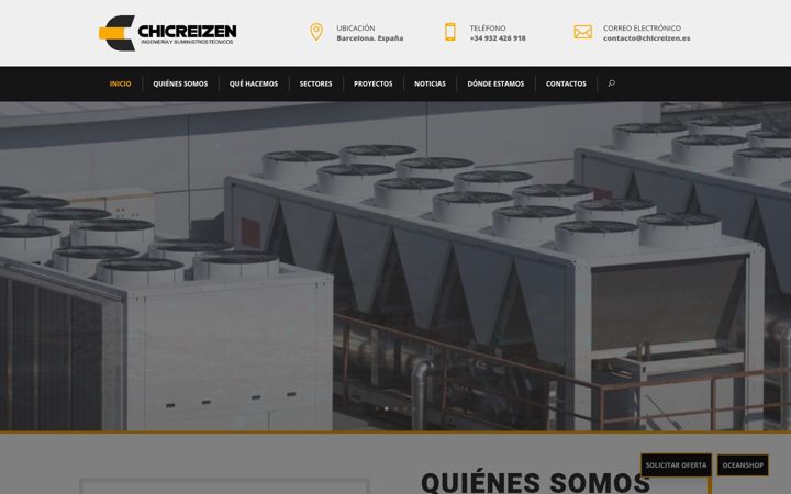 Screenshot di chicreizen.es