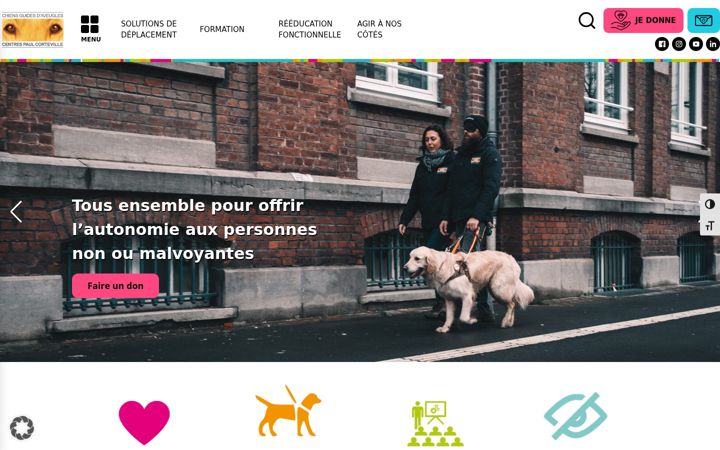 Snímek obrazovky chien-guide.org