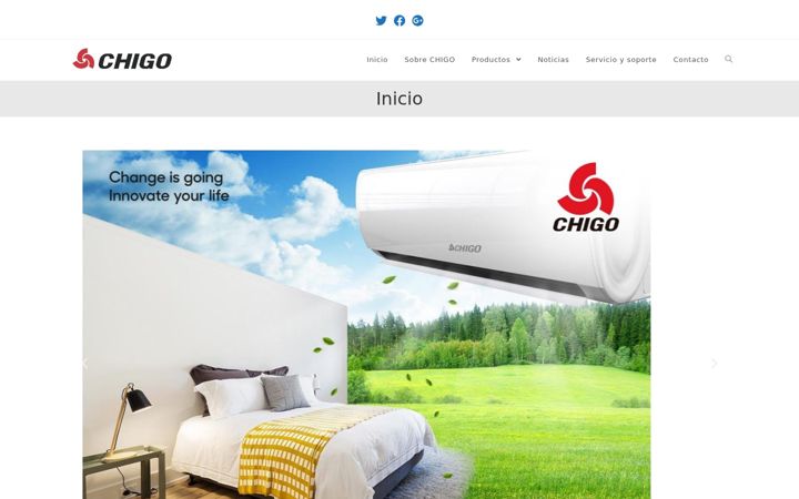 Screenshot di chigogroup.es