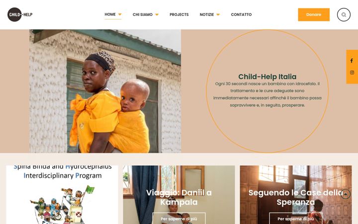 Snímek obrazovky child-help.it