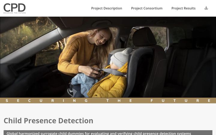 Snímek obrazovky child-presence-detection.org